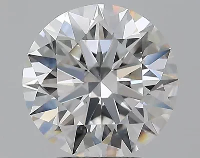 2.81ct F VS2 Rare Carat Ideal Cut Round Diamond