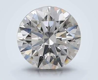 2.81ct F VS2 Rare Carat Ideal Cut Round Diamond