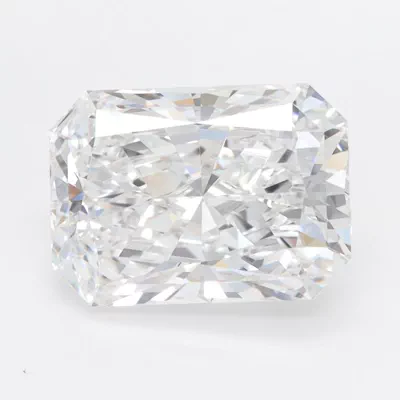 4.05ct E VVS2 Rare Carat Ideal Cut Radiant Lab Grown Diamond