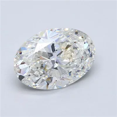6.05ct H SI2 Very Good Cut Oval Diamond