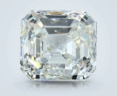 5.01ct J SI1 Very Good Cut Asscher Diamond