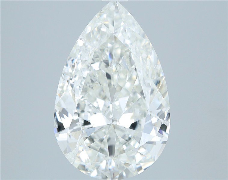 3.05ct G SI2 Very Good Cut Pear Diamond