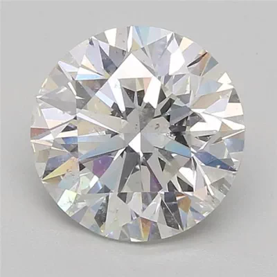 3.73ct G SI2 Rare Carat Ideal Cut Round Diamond