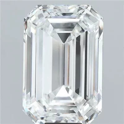 17.12ct F VVS2 Rare Carat Ideal Cut Emerald Lab Grown Diamond
