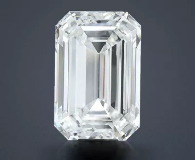 17.12ct F VVS2 Rare Carat Ideal Cut Emerald Lab Grown Diamond