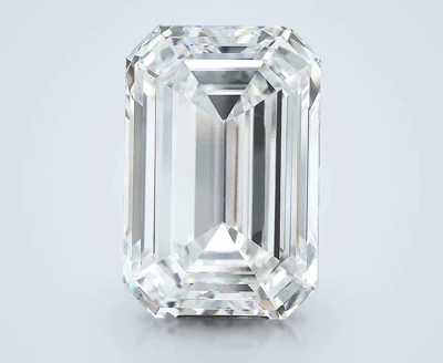 17.12ct F VVS2 Rare Carat Ideal Cut Emerald Lab Grown Diamond