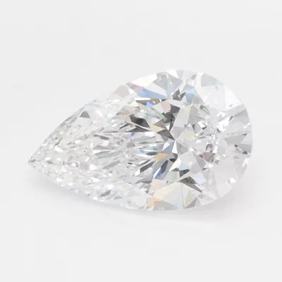 1.22ct D VVS2 Rare Carat Ideal Cut Pear Lab Grown Diamond