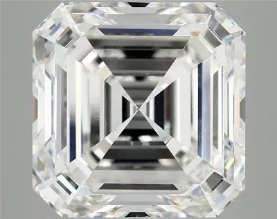 10.13ct F VS1 Very Good Cut Asscher Lab Grown Diamond