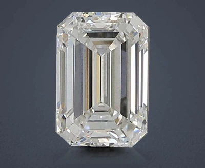 1.52ct F VS2 Rare Carat Ideal Cut Emerald Lab Grown Diamond