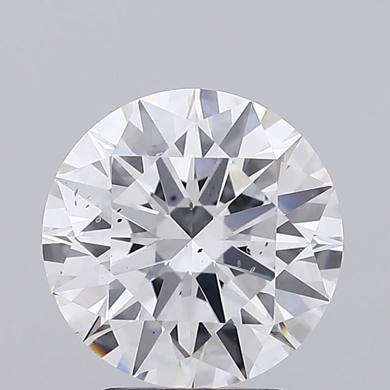 3.07ct E SI1 Rare Carat Ideal Cut Round Lab Grown Diamond