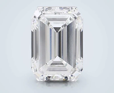 15.06ct F VVS2 Very Good Cut Emerald Lab Grown Diamond