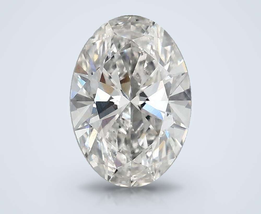 1.88ct E VS2 Rare Carat Ideal Cut Oval Lab Grown Diamond