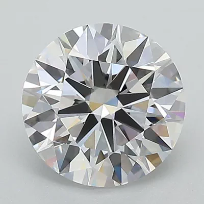1.57ct D VVS2 Rare Carat Ideal Cut Round Lab Grown Diamond