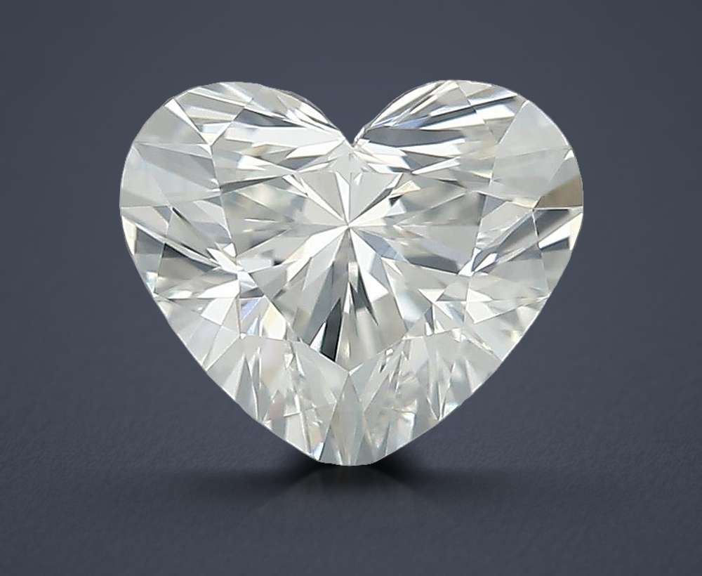 0.53ct I SI1 Rare Carat Ideal Cut Heart Diamond