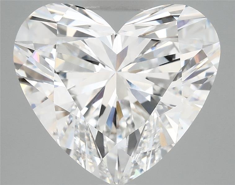 6.07ct E VVS2 Rare Carat Ideal Cut Heart Lab Grown Diamond