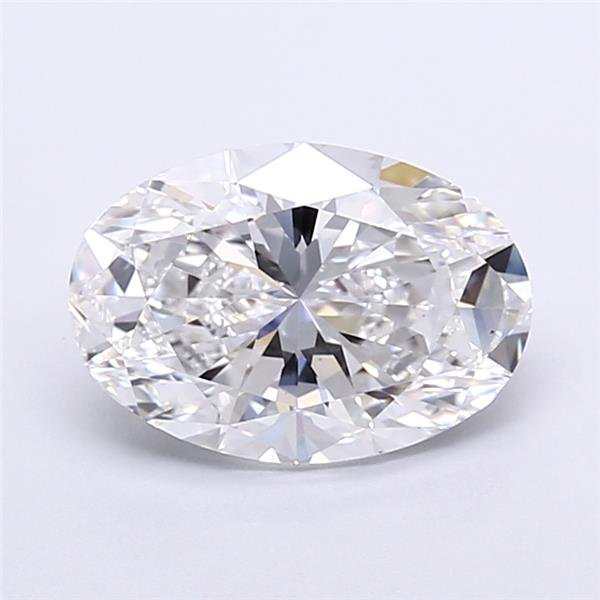 3.51ct D VS1 Very Good Cut Oval Lab Grown Diamond