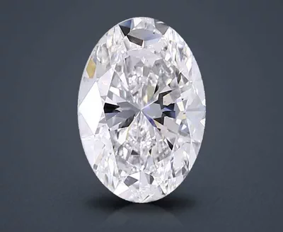 3.51ct D VS1 Very Good Cut Oval Lab Grown Diamond