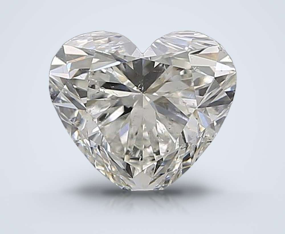 1.70ct J SI2 Rare Carat Ideal Cut Heart Diamond