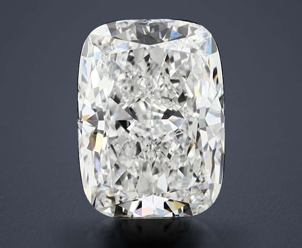 3.12ct D VS2 Rare Carat Ideal Cut Cushion Lab Grown Diamond