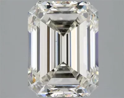 3.05ct I VS1 Rare Carat Ideal Cut Emerald Lab Grown Diamond