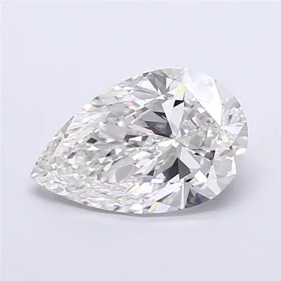4.01ct F VS1 Rare Carat Ideal Cut Pear Lab Grown Diamond