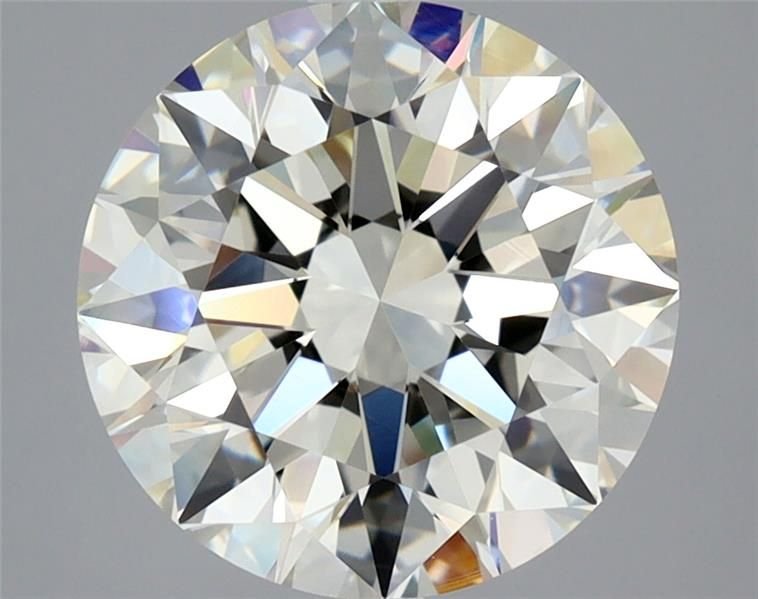 4.01ct K VVS2 Rare Carat Ideal Cut Round Diamond