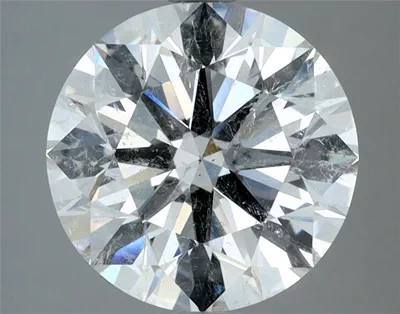 3.03ct H SI2 Rare Carat Ideal Cut Round Diamond