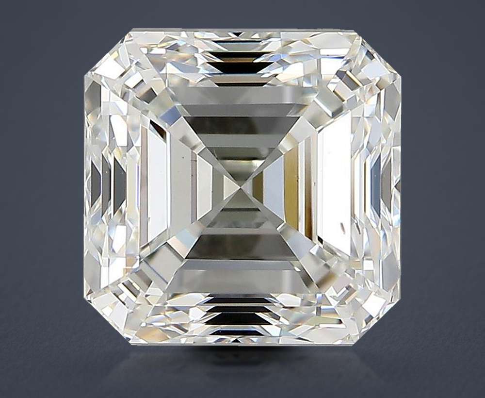 2.20ct G VS2 Rare Carat Ideal Cut Asscher Diamond