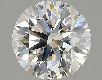 3.04ct F SI2 Rare Carat Ideal Cut Round Diamond
