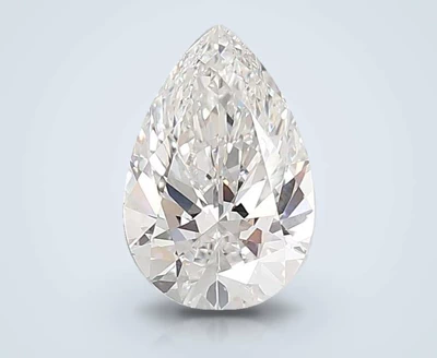 4.05ct E VS1 Rare Carat Ideal Cut Pear Lab Grown Diamond