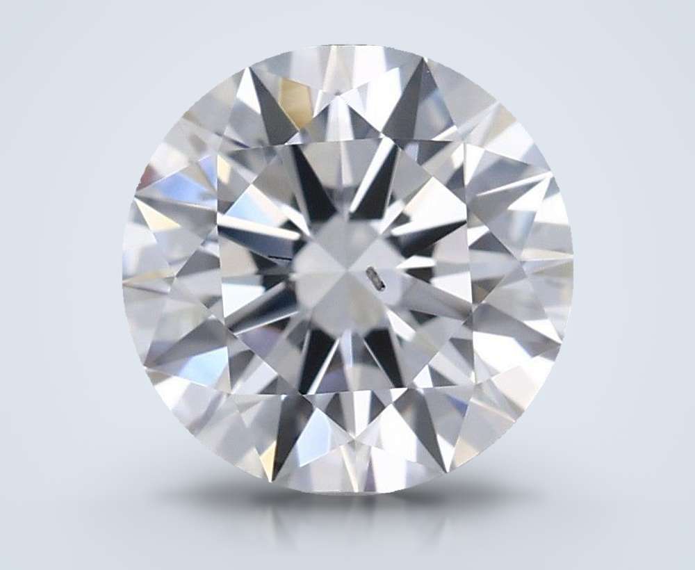 0.93ct D SI1 Rare Carat Ideal Cut Round Lab Grown Diamond