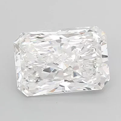 5.04ct F VVS2 Rare Carat Ideal Cut Radiant Lab Grown Diamond