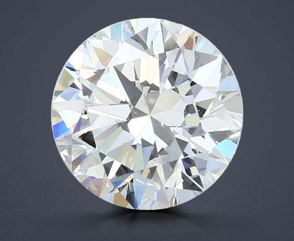 4.01ct H VS1 Rare Carat Ideal Cut Round Diamond