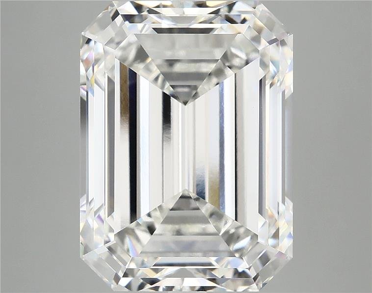 12.10ct F VVS2 Rare Carat Ideal Cut Emerald Lab Grown Diamond