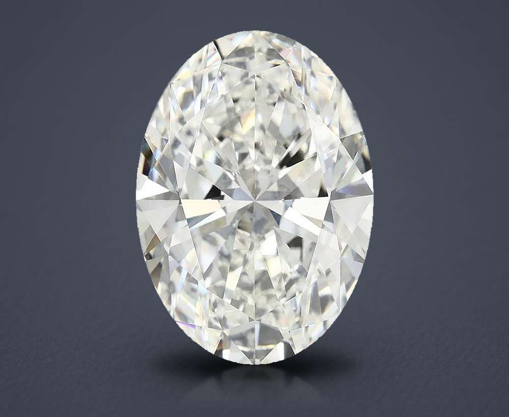 10.00ct F VVS2 Rare Carat Ideal Cut Oval Lab Grown Diamond