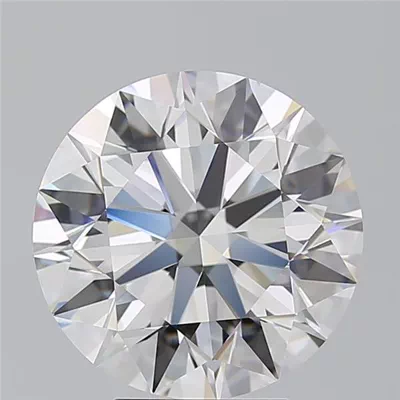 5.21ct E VVS1 Rare Carat Ideal Cut Round Diamond