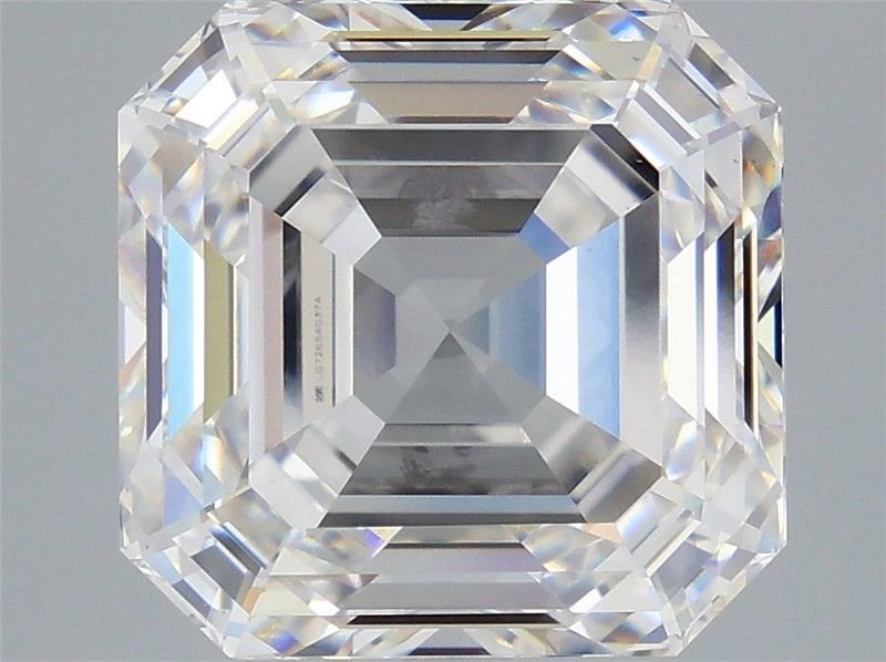 5.03ct F VS1 Rare Carat Ideal Cut Asscher Lab Grown Diamond
