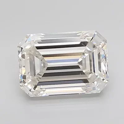3.06ct G VS1 Rare Carat Ideal Cut Emerald Lab Grown Diamond
