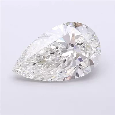 5.04ct G VVS2 Rare Carat Ideal Cut Pear Lab Grown Diamond