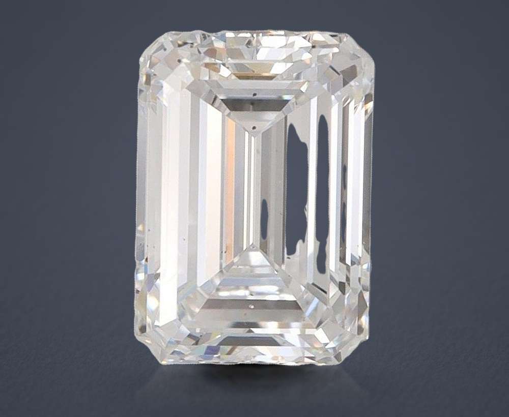 1.63ct E VS2 Rare Carat Ideal Cut Emerald Lab Grown Diamond
