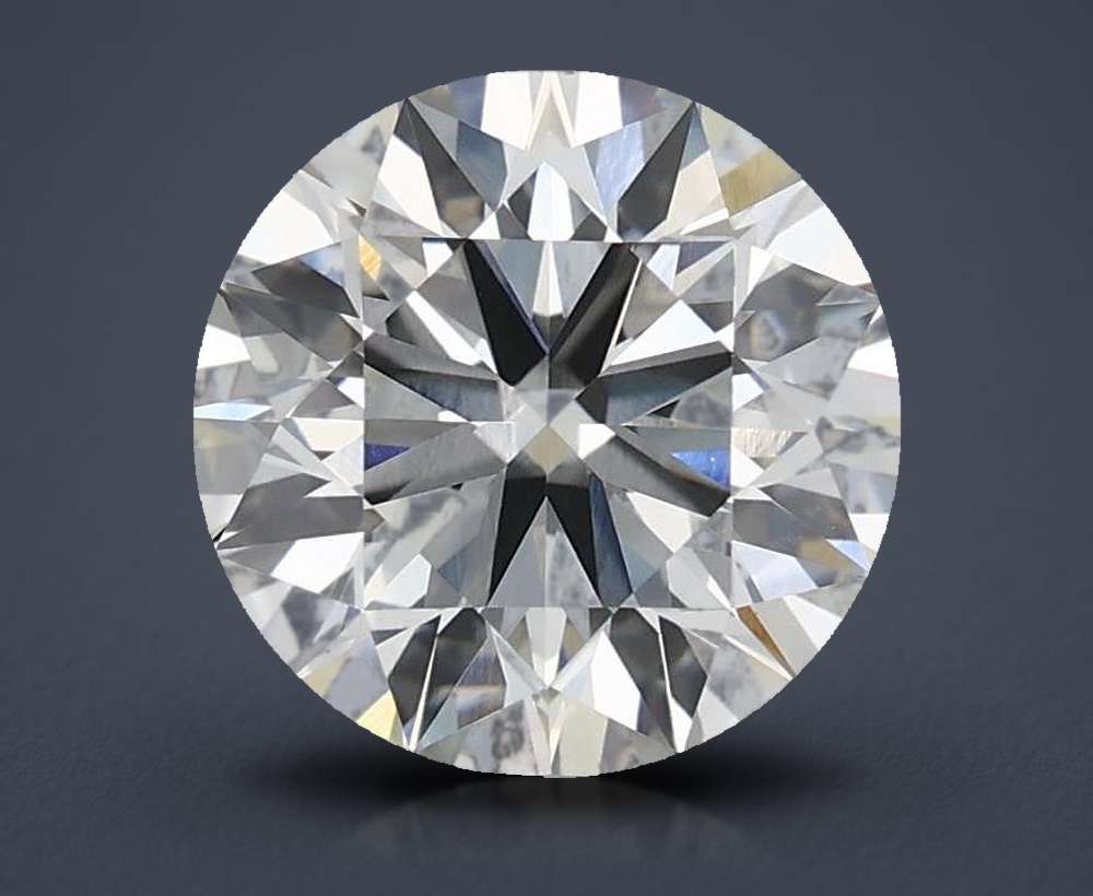 2.57ct H VVS2 Rare Carat Ideal Cut Round Lab Grown Diamond