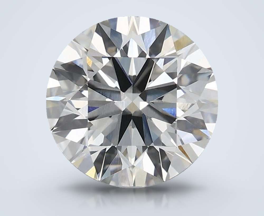 2.57ct H VVS2 Rare Carat Ideal Cut Round Lab Grown Diamond