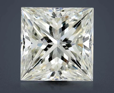 1.50ct K SI1 Rare Carat Ideal Cut Princess Diamond
