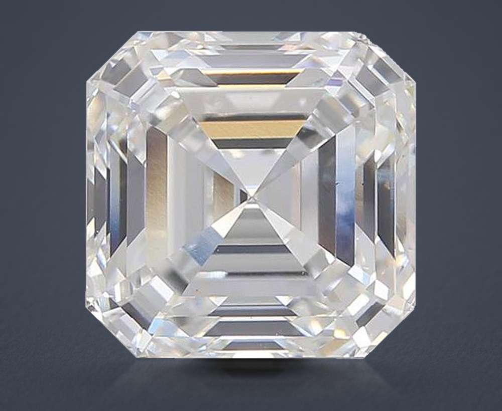 10.24ct G VS1 Rare Carat Ideal Cut Asscher Lab Grown Diamond