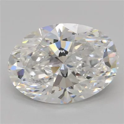 2.58ct D VVS2 Rare Carat Ideal Cut Oval Lab Grown Diamond