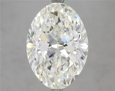 7.03ct J SI1 Rare Carat Ideal Cut Oval Diamond