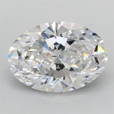 2.03ct D VS1 Rare Carat Ideal Cut Oval Lab Grown Diamond