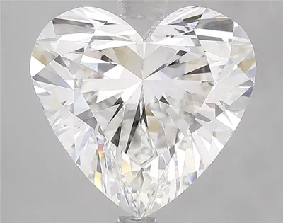 4.58ct F VS1 Rare Carat Ideal Cut Heart Lab Grown Diamond