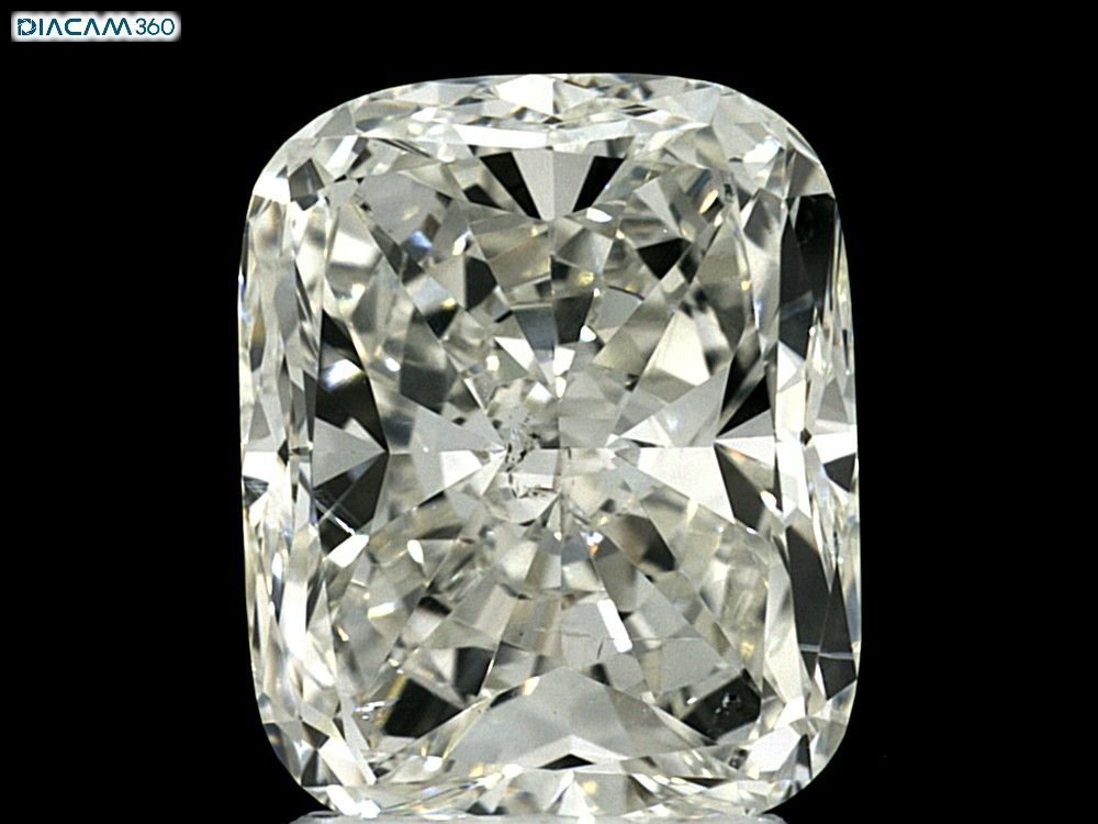 3.03ct I SI2 Good Cut Cushion Diamond
