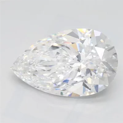 2.35ct D VVS1 Very Good Cut Pear Lab Grown Diamond